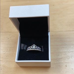 Pandora Princess Tiara Crown Ring